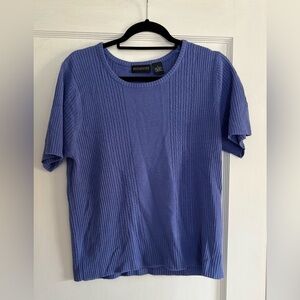 Bridgetown Collection Blue Short-sleeve Top Size Large